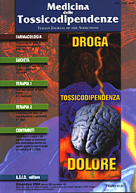 Tossicodipendenza<br/>e dolore